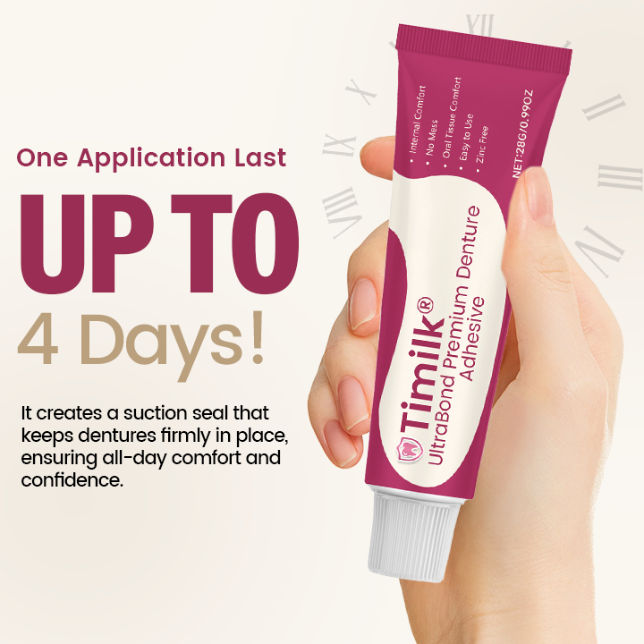 Timilk® UltraBond Premium Denture Adhesive