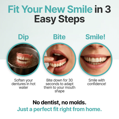 TrueEase™ Custom-Fit Full Functional Dentures