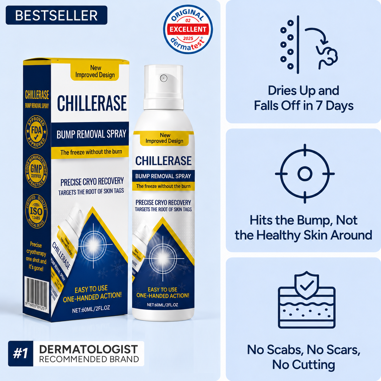 ChillErase® Overnight Skin Tag Spray